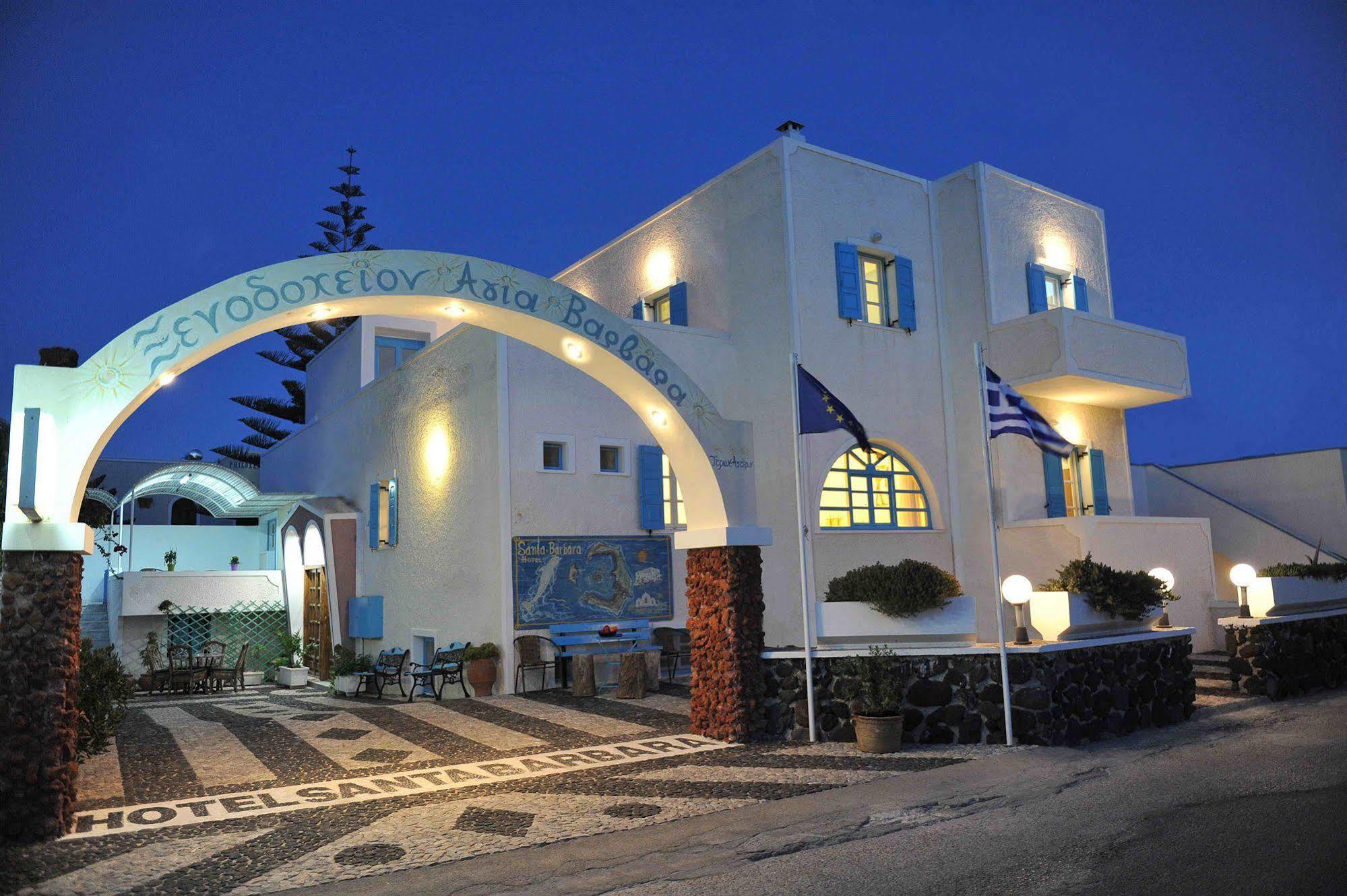 Santa Barbara Hotell Períssa Eksteriør bilde